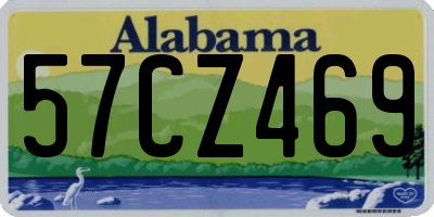AL license plate 57CZ469