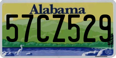 AL license plate 57CZ529