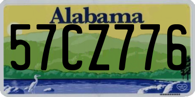 AL license plate 57CZ776