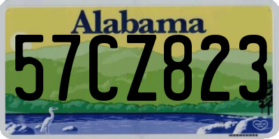 AL license plate 57CZ823