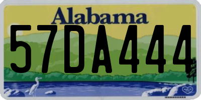 AL license plate 57DA444