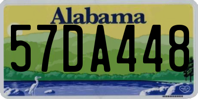 AL license plate 57DA448