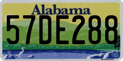 AL license plate 57DE288