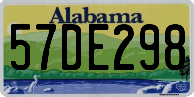 AL license plate 57DE298