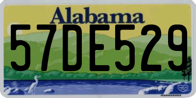 AL license plate 57DE529