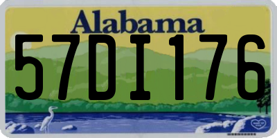 AL license plate 57DI176