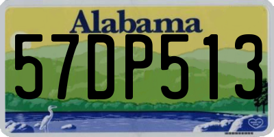 AL license plate 57DP513
