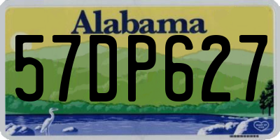 AL license plate 57DP627