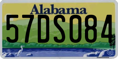 AL license plate 57DS084