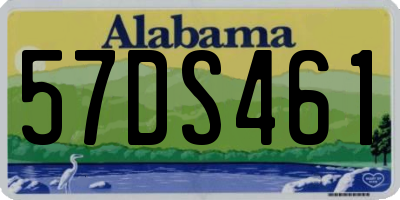 AL license plate 57DS461