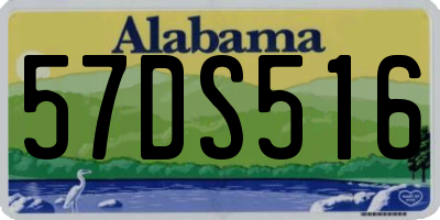 AL license plate 57DS516