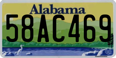 AL license plate 58AC469