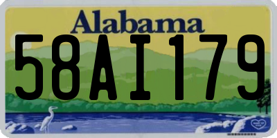 AL license plate 58AI179