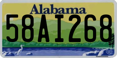 AL license plate 58AI268