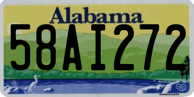 AL license plate 58AI272