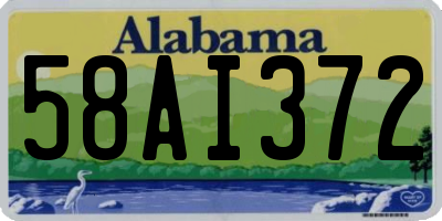AL license plate 58AI372