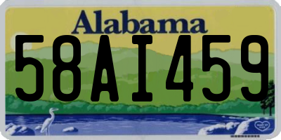 AL license plate 58AI459