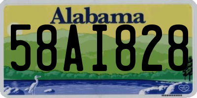 AL license plate 58AI828