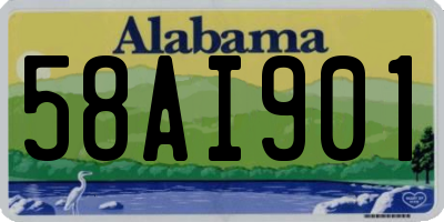 AL license plate 58AI901
