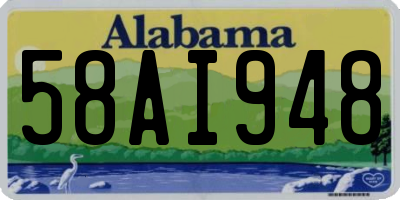 AL license plate 58AI948