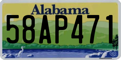 AL license plate 58AP471