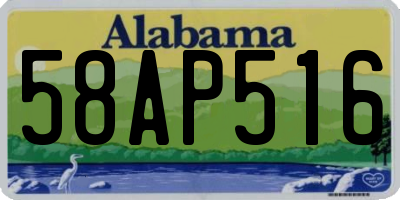 AL license plate 58AP516