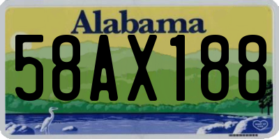 AL license plate 58AX188