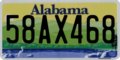 AL license plate 58AX468
