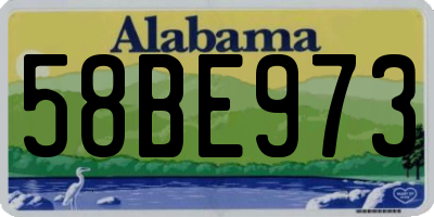 AL license plate 58BE973