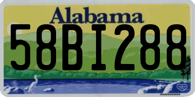 AL license plate 58BI288