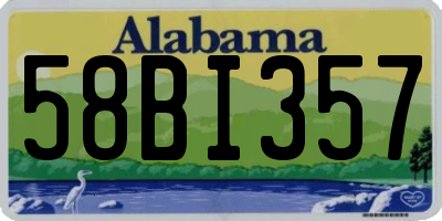 AL license plate 58BI357
