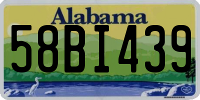 AL license plate 58BI439