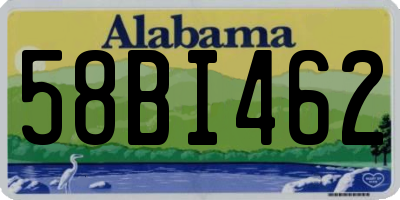 AL license plate 58BI462
