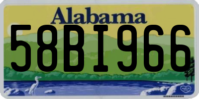 AL license plate 58BI966