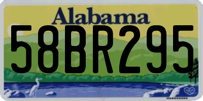 AL license plate 58BR295