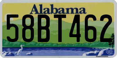 AL license plate 58BT462