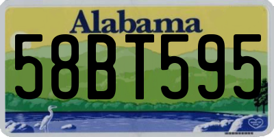 AL license plate 58BT595
