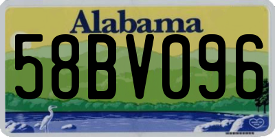 AL license plate 58BV096