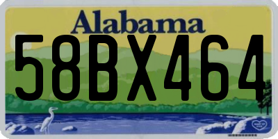 AL license plate 58BX464