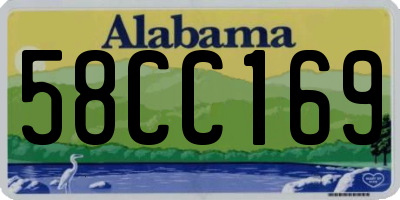 AL license plate 58CC169