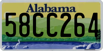 AL license plate 58CC264