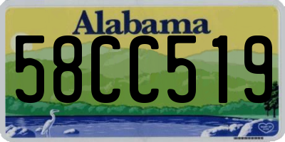 AL license plate 58CC519