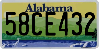 AL license plate 58CE432