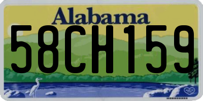 AL license plate 58CH159