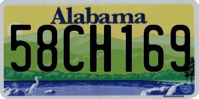 AL license plate 58CH169