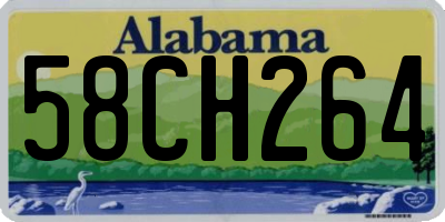 AL license plate 58CH264