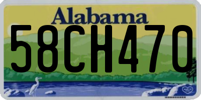 AL license plate 58CH470