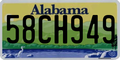 AL license plate 58CH949