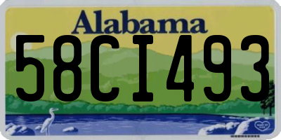 AL license plate 58CI493
