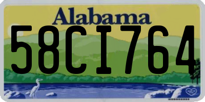 AL license plate 58CI764
